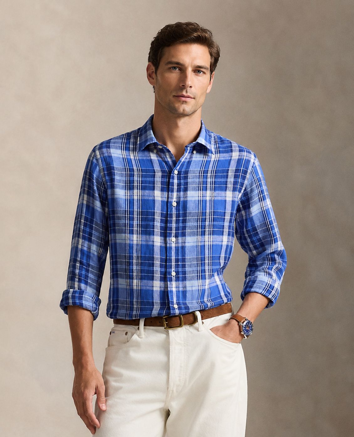 Tailored Plaid Shirt