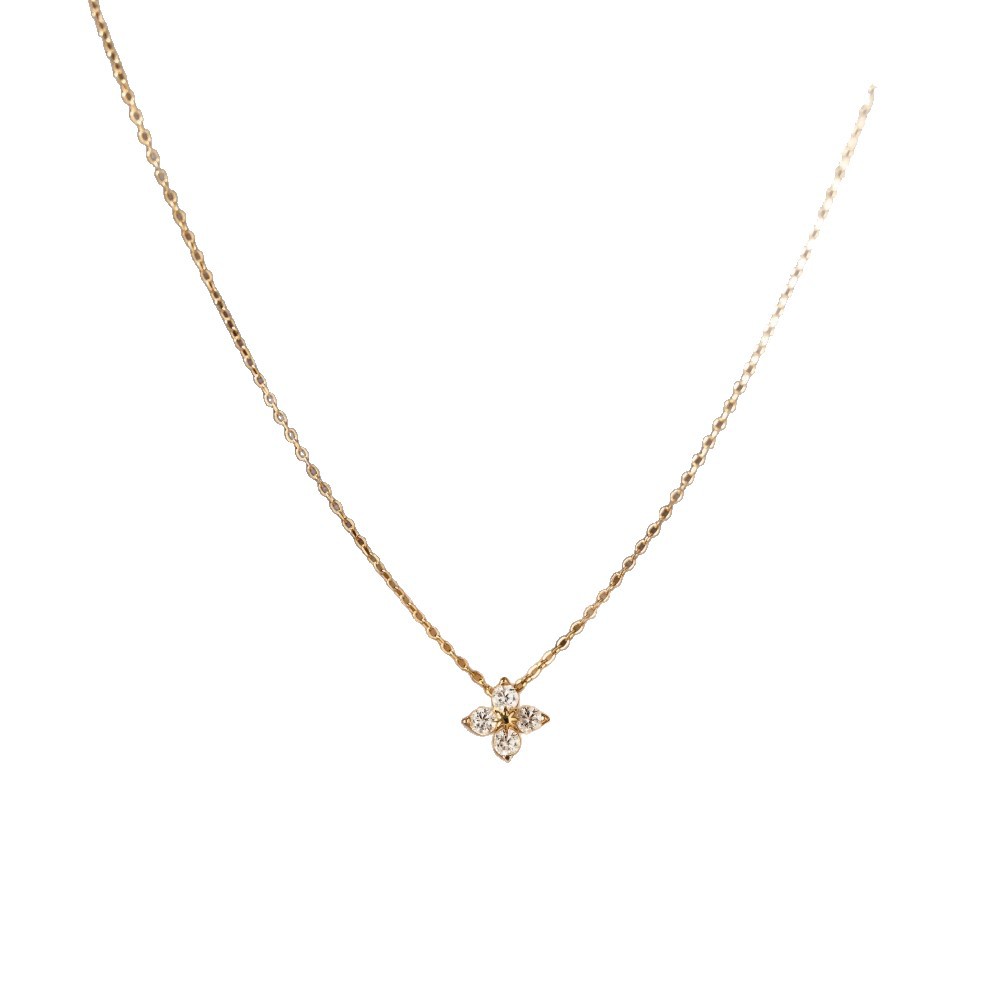Four Leaf Clover Clavicle Necklace