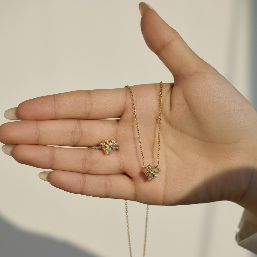 Sterling Silver Ring Necklace