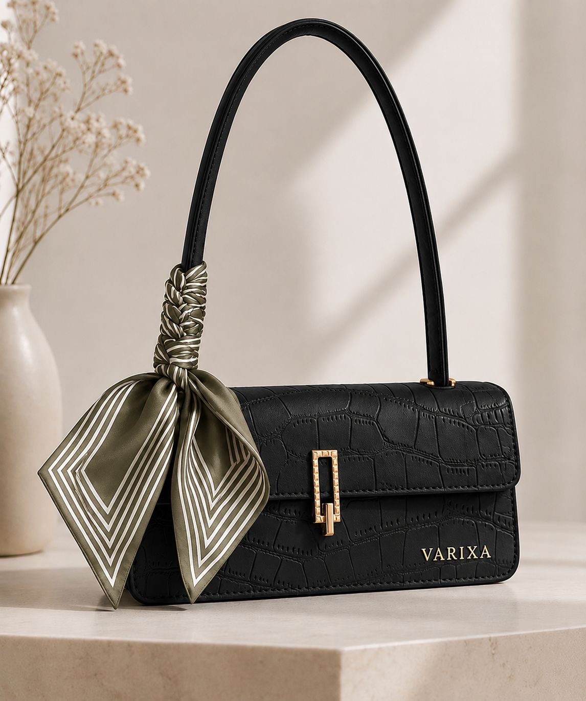 Elegant Croc Handbag