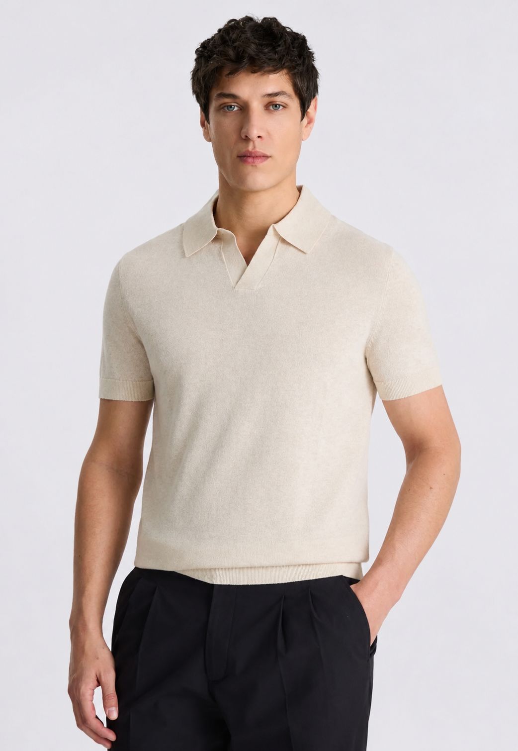 Essential Knit Polo Shirt