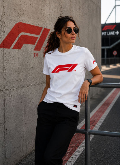 Women Formula 1 White Shirt