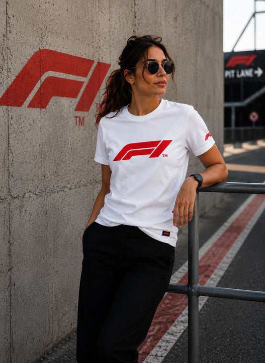 Women Formula 1 White Shirt