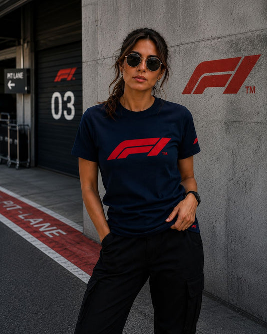 Women Formula Navy Blue Shirt