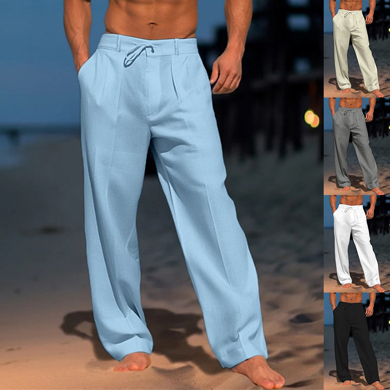 Casual Drawstring Trousers