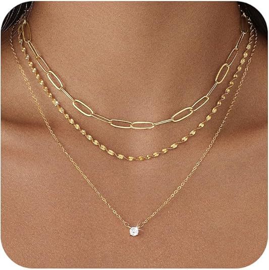 Stacked Copper Necklace